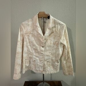Evan-Picone Women's Cream Jacket Blazer Size 10